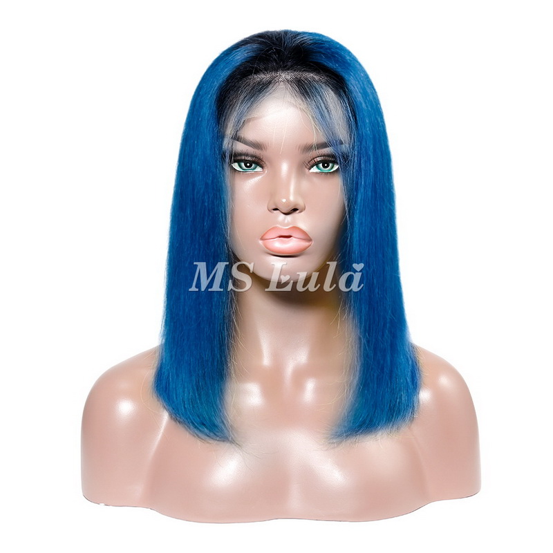 Clearance Sale Colored Straight BOB Lace Front Wig - 图片 7